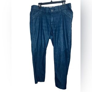 Lee No Gap Waistband Jeans Women Size 18 W Dark Blue